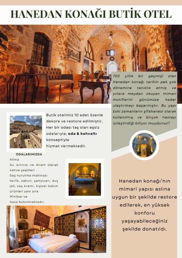 Hanedan Konagi Butik Otel Deluxe King Triple Room Anka Mardin Buitenkant foto